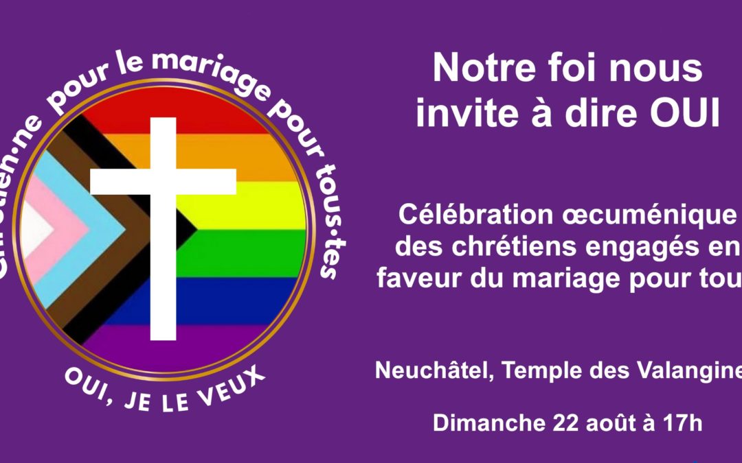 Célébration inclusive en faveur du mariage pour toutes et tous